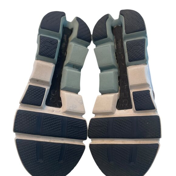 On Running Blue and Gray Athletic Shoes with CloudTec Cushioning - Picture 13 of 16